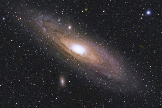 The Andromeda Galaxy is the closest galaxy , only distance 2.5 Million light years from the earth.