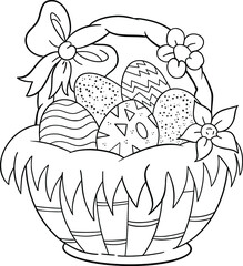 Easter Coloring Page