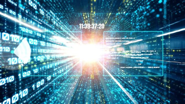 Software development, application programming code and tacit computer coding . Concept of smart digital transformation and technology disruption that changes global trends in new information era .