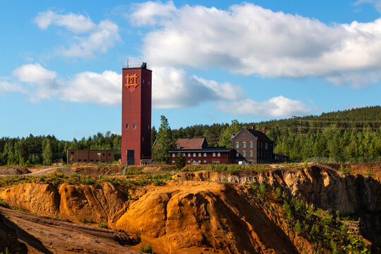 Mining Area of the Great Copper Mountain in Falun, Sweden - UNESCO World Heritage Site