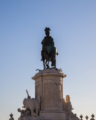 Obraz premium D.José I Statue at 