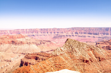 Grand Canyon on a Summer Day in Arizona at the North Rim