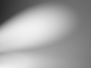 Gray empty lighted scene. Illustration.