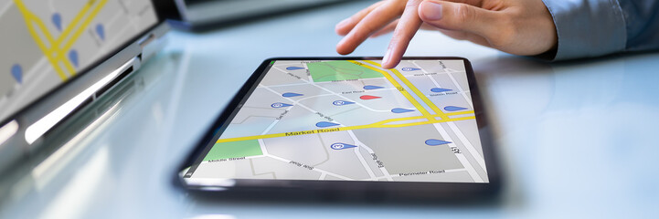 Searching Location On Online GPS Map