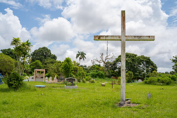 Tabatinga Cemetery, Amazonia, Brazil