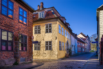 Görgesstraße Hansestadt Lüneburg entzerrt sonnig