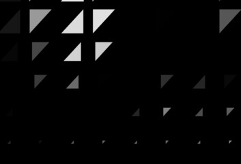 Dark Silver, Gray vector backdrop with dots.