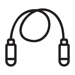 Jump Rope line icon