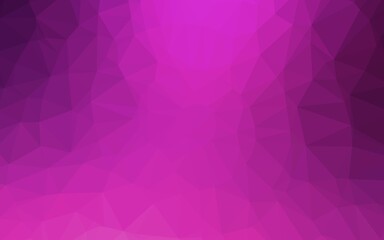 Light Pink vector abstract mosaic background.