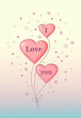 Obraz na płótnie Canvas valentine day card