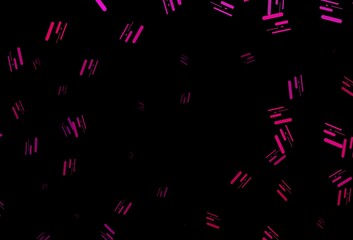 Dark pink vector texture with colorful lines.