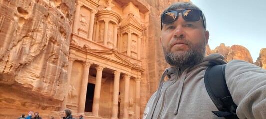 The mysterious city of Petra, lost in the mountains of Jordan, is a historical and mystical place