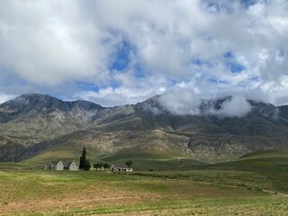 house in the mountains