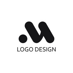 modern letter m logo design template - obrazy, fototapety, plakaty