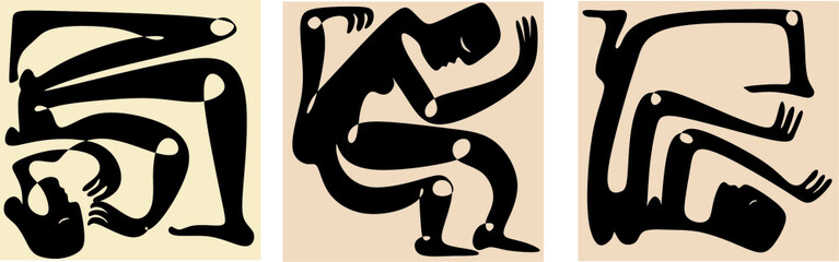 Alternative reproductions of famous Picasso paintings. The applied abstract style of Kandinsky. Designed in a modern style oil on canvas with elements of the fine art of pastel painting. © Victoria