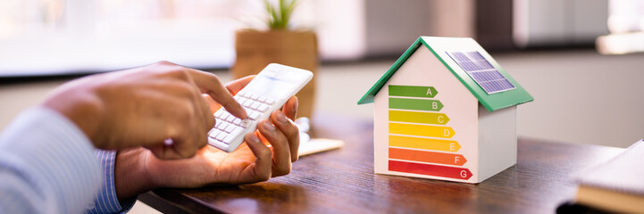 Energy Audit. Building Efficient Home © Andrey Popov