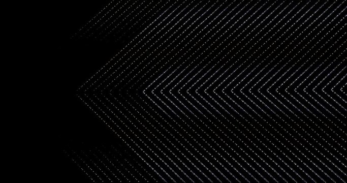 Animated background with circles in lines and mirrored kaleidoscope effect