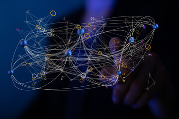 Abstract technology group and data