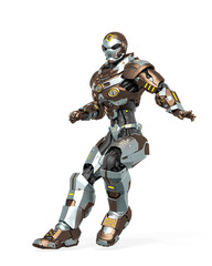 space knight is landing after flying out