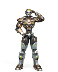 space knight is saluting you