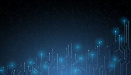 Abstract hi tech. Abstract digital background with technology. Vector abstract technology.	