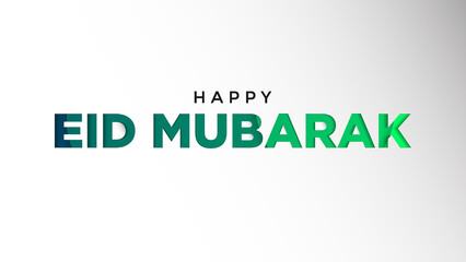 Simple Eid Mubarak Islamic Background Template. Eid Mubarak Paper Cut Design Template. Eid Mubarak Illustration for Islamic Festival Banner, Poster, Flyer, Brochure, and Greeting Card