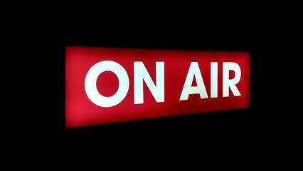 On Air Broadcast Sign On And Off 2 Shots