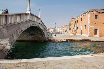 Historical and amazing Venice in Italy - obrazy, fototapety, plakaty