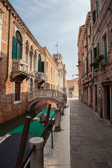 Historical and amazing Venice in Italy - obrazy, fototapety, plakaty