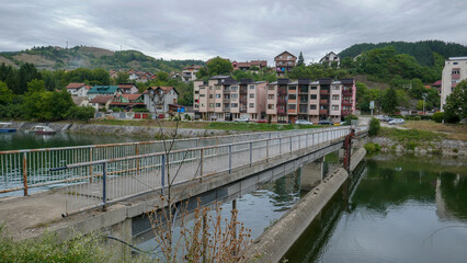 Fototapeta premium Bosnian Vysehrad - a wonderful city for a holiday