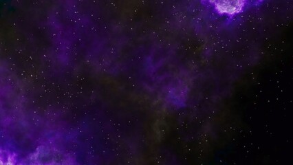 Pink and purple galaxy nebula and stars. 