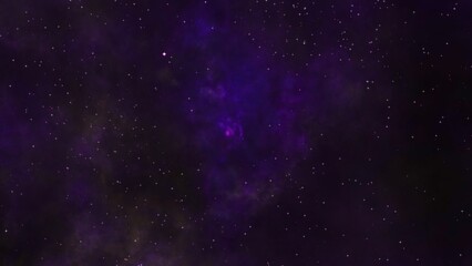 Pink and purple galaxy nebula and stars. 