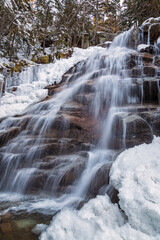 Obraz premium Franconia Ridge Trail in the White Mountains, New Hampshire