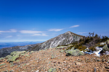 Franconia Ridge Trail in the White Mountains, New Hampshire
