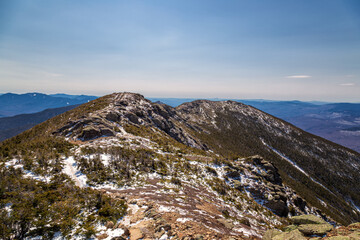 Franconia Ridge Trail in the White Mountains, New Hampshire