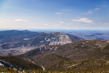 Fototapeta premium Franconia Ridge Trail in the White Mountains, New Hampshire