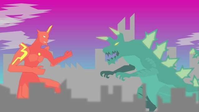 怪獣アニメ