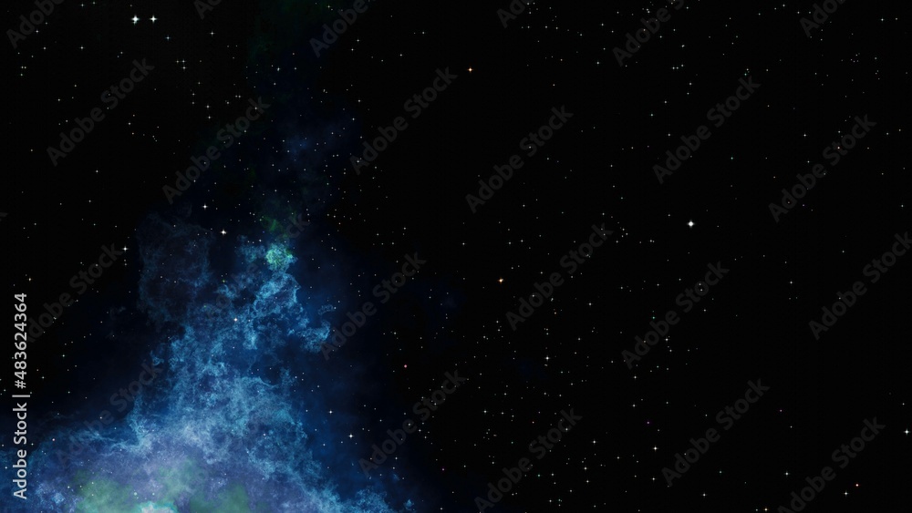 Canvas Prints deep space nebulae. outer space starry design.