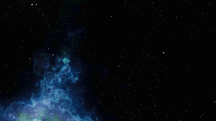 Deep space nebulae. Outer space starry design.