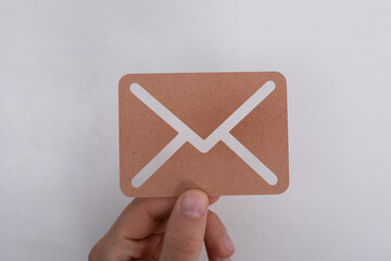 Approved email and spam message displayed on a futuristic interface
