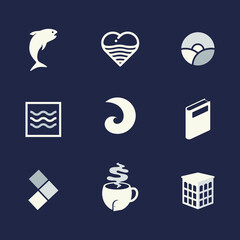 Set of  vector logos and symbols