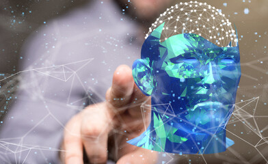  Ui icon medical in hospital with medical technology network concept