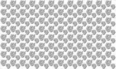  gray unicorns pattern.