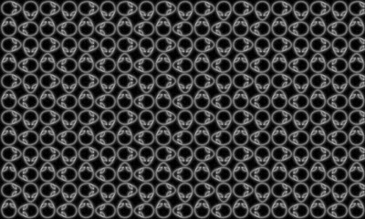 dark alien pattern background.