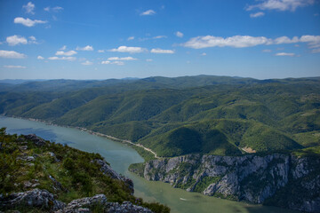 Fototapeta na wymiar Danube in Serbien