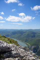 Fototapeta na wymiar View from the top, Veliki Strbac, Miroc Mountain, Serbia 