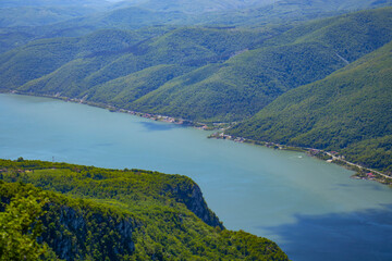 Obraz na płótnie Canvas View from the top, Veliki Strbac, Miroc Mountain, Serbia 
