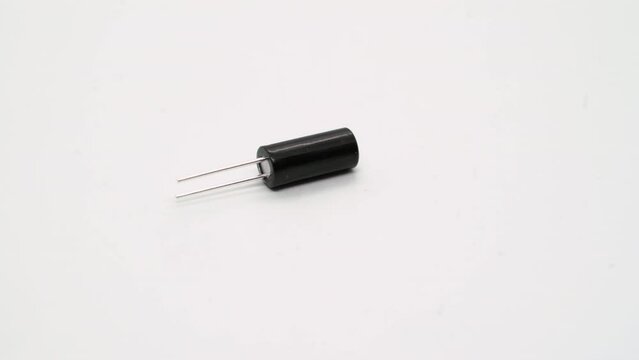 Vibration ball tilt sensor electronic component. Electronics diy robotics chip.
