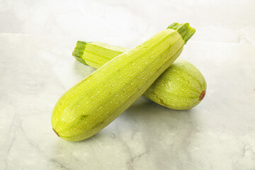 Two Young zucchini for cooking