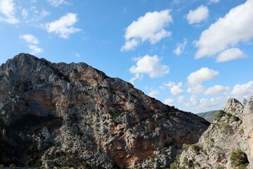 rocks and sky